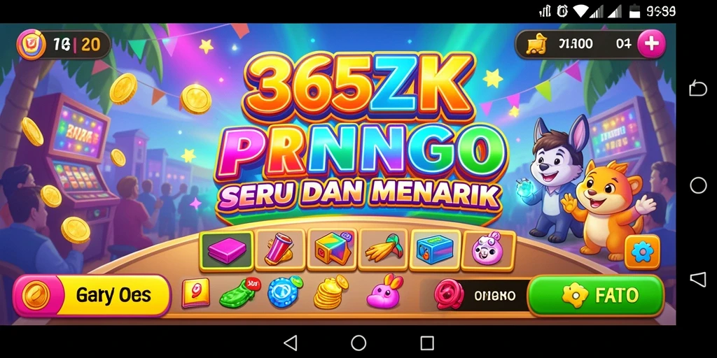 Tampilan gameplay Bingo yang seru dan menarik dari 365ZK.