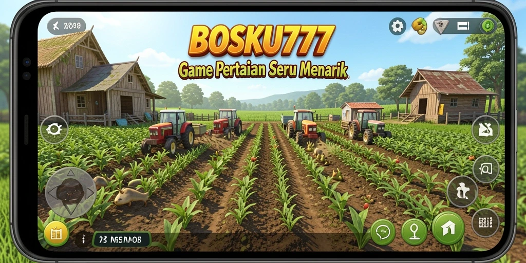 Tampilan gameplay BOSKU777 yang seru dan penuh warna.