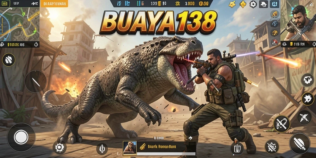 Gameplay seru di arena pertempuran BUAYA138.