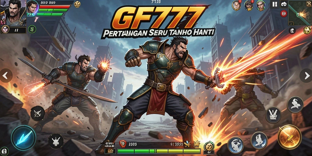 Gameplay seru GF777 dengan aksi cepat dan pertarungan intens.