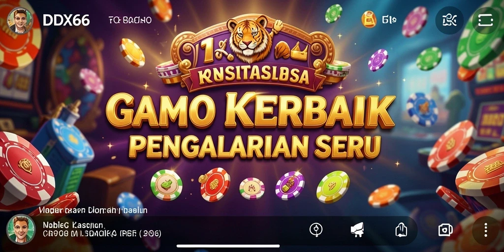 Tampilan gameplay menegangkan dan menarik dari game Kasino IDX66.