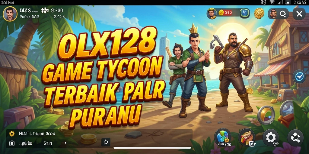 Tampilan gameplay seru dan interaktif dalam OLX128.