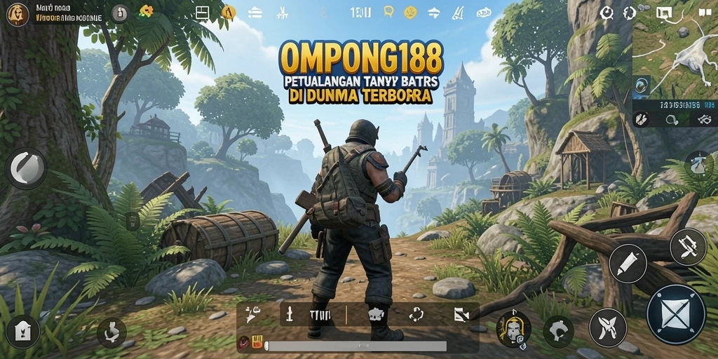 Tampilan gameplay OMPONG188 yang mengasyikkan di dunia terbuka.