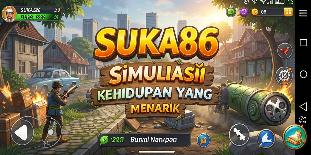 Tampilan screenshot gameplay SUKA86 yang penuh warna dan menarik.