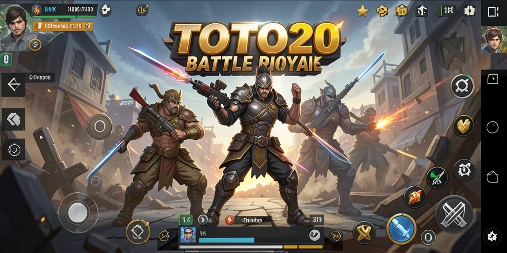 Gameplay seru dengan intensitas tinggi dalam TOTO20 Battle Royale.